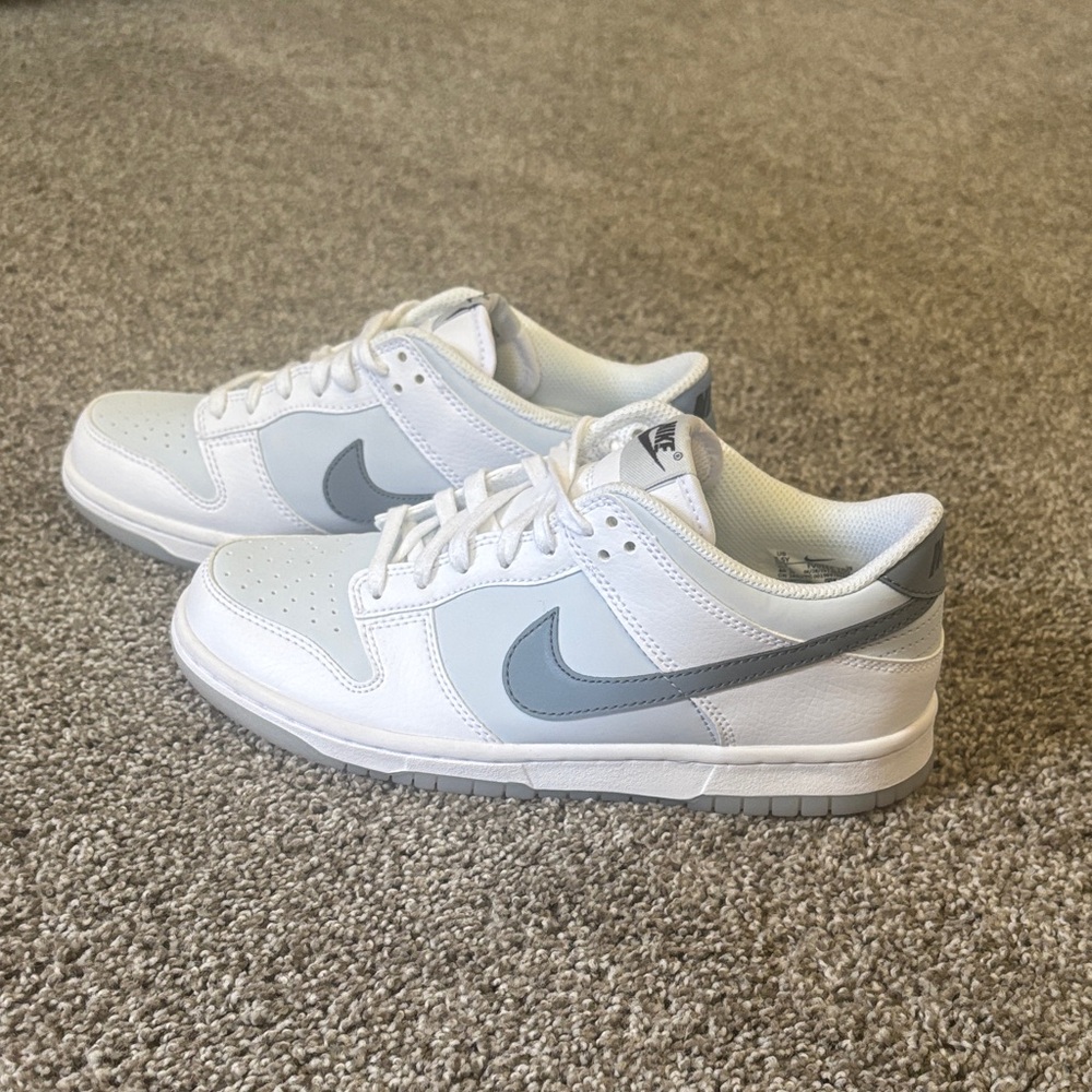Nike White and Gray Shoes